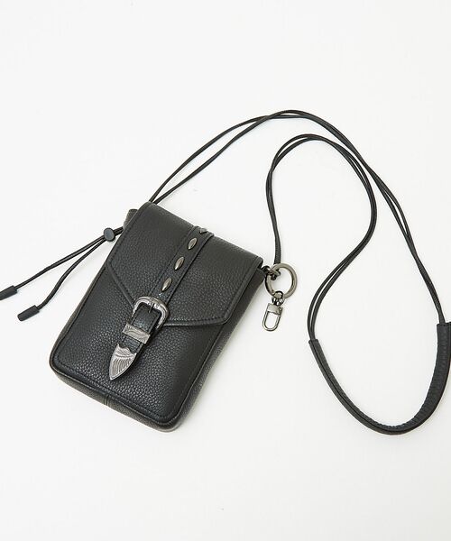 5351 pour les HOMMES ブラックレザー　メディスンバッグ 5351 POUR LES HOMMES ショルダーバッグ 「別注」WAKU