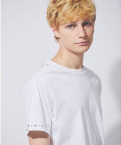 5351POUR LES HOMMES / 5351プール・オム Tシャツ | スタッズ 半袖 Tシャツ