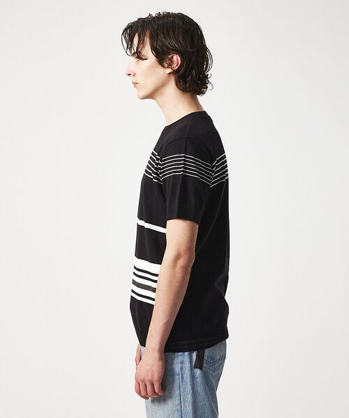 5351POUR LES HOMMES / 5351プール・オム Tシャツ | 【定番人気】セーターマシーン ボーダー クルーネック ニット Tシャツ | 詳細5
