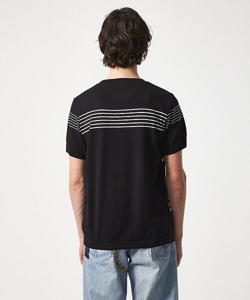 5351POUR LES HOMMES / 5351プール・オム Tシャツ | 【定番人気】セーターマシーン ボーダー クルーネック ニット Tシャツ | 詳細6