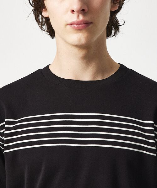 5351POUR LES HOMMES / 5351プール・オム Tシャツ | 【定番人気】セーターマシーン ボーダー クルーネック ニット Tシャツ | 詳細7