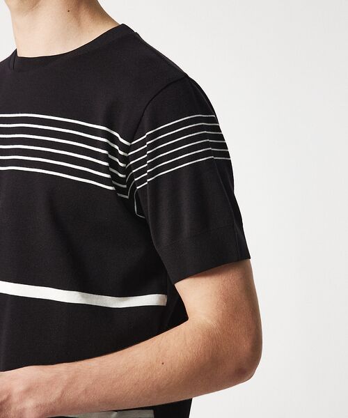 5351POUR LES HOMMES / 5351プール・オム Tシャツ | 【定番人気】セーターマシーン ボーダー クルーネック ニット Tシャツ | 詳細8