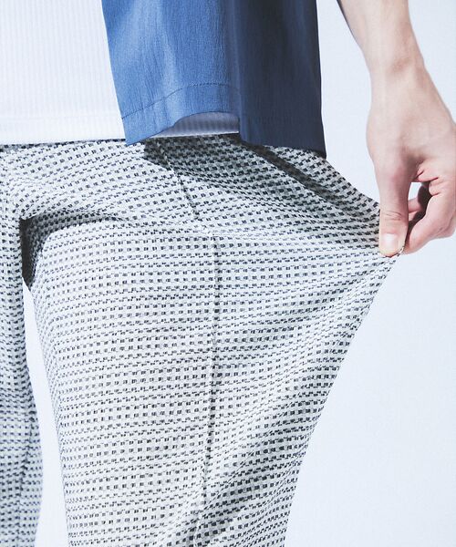 5351POUR LES HOMMES / 5351プール・オム パンツ | 【セットアップ対応】スクエア メッシュ サマー スラックス パンツ | 詳細6