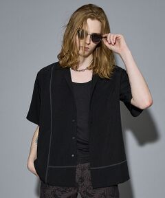 5351POUR LES HOMMES / 5351プール・オム シャツ・ブラウス | Lライン オープンカラー 半袖シャツ