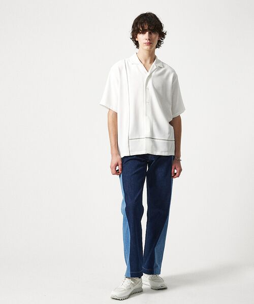 5351POUR LES HOMMES / 5351プール・オム シャツ・ブラウス | Lライン オープンカラー 半袖シャツ | 詳細3