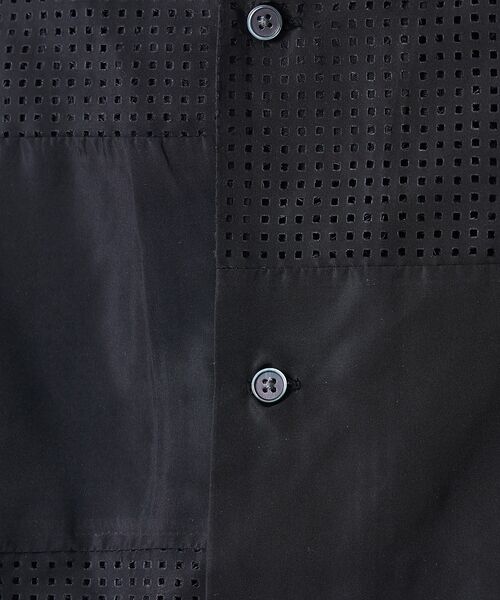 5351POUR LES HOMMES / 5351プール・オム シャツ・ブラウス | パッチワーク メッシュ 半袖シャツ | 詳細12