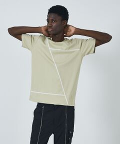 5351POUR LES HOMMES / 5351プール・オム Tシャツ | 【25S/S】ダイアゴナル ライン 半袖Tシャツ