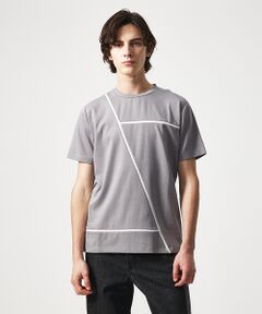 5351POUR LES HOMMES / 5351プール・オム Tシャツ | 【25S/S】ダイアゴナル ライン 半袖Tシャツ