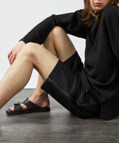 5351POUR LES HOMMES / 5351プール・オム ショート・ハーフ・半端丈パンツ | クールツイード サイドジップ ショートパンツ