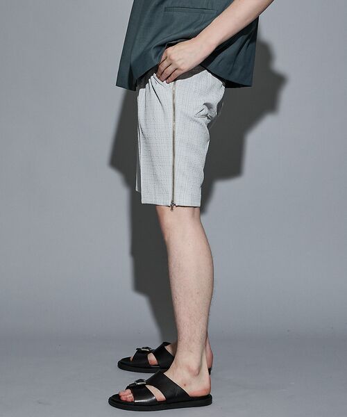 5351POUR LES HOMMES / 5351プール・オム ショート・ハーフ・半端丈パンツ | クールツイード サイドジップ ショートパンツ | 詳細10