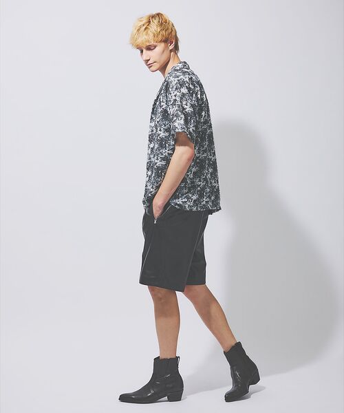 5351POUR LES HOMMES / 5351プール・オム ショート・ハーフ・半端丈パンツ | 【セットアップ対応】レザー スラックス ショートパンツ | 詳細1