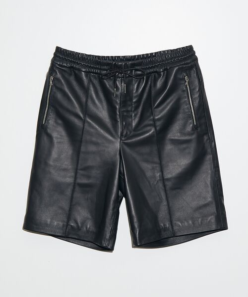 5351POUR LES HOMMES / 5351プール・オム ショート・ハーフ・半端丈パンツ | 【セットアップ対応】レザー スラックス ショートパンツ | 詳細2