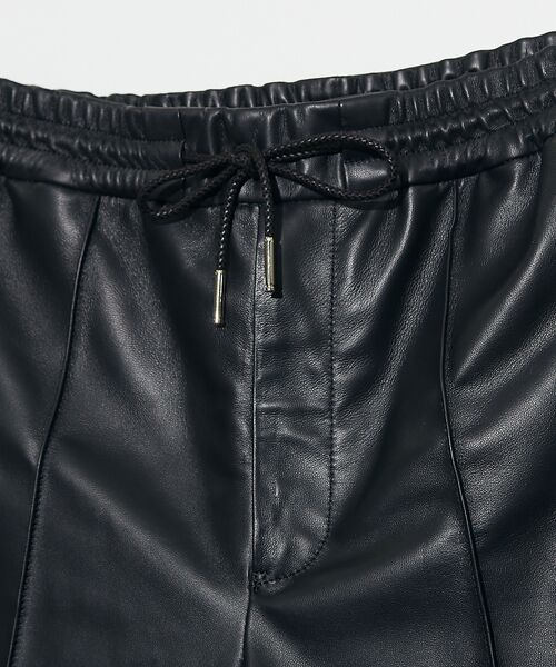 5351POUR LES HOMMES / 5351プール・オム ショート・ハーフ・半端丈パンツ | 【セットアップ対応】レザー スラックス ショートパンツ | 詳細3