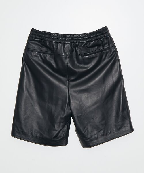 5351POUR LES HOMMES / 5351プール・オム ショート・ハーフ・半端丈パンツ | 【セットアップ対応】レザー スラックス ショートパンツ | 詳細6