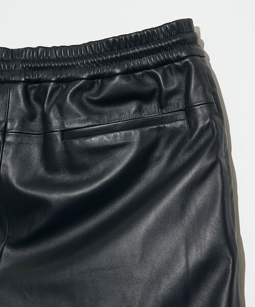 5351POUR LES HOMMES / 5351プール・オム ショート・ハーフ・半端丈パンツ | 【セットアップ対応】レザー スラックス ショートパンツ | 詳細7