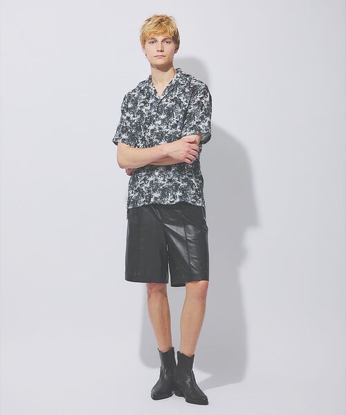 5351POUR LES HOMMES / 5351プール・オム シャツ・ブラウス | ボタニカル プリント 半袖シャツ | 詳細5