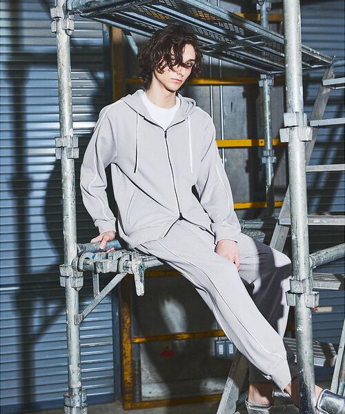 5351POUR LES HOMMES / 5351プール・オム パーカー | 【セットアップ対応】サマーメッシュ ジップ パーカー | 詳細1