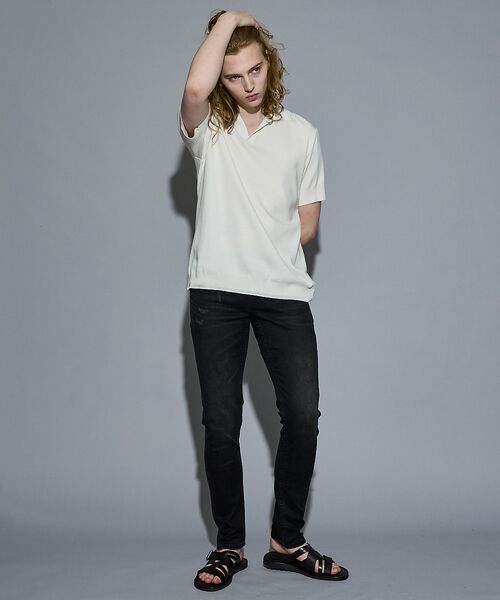 5351POUR LES HOMMES / 5351プール・オム ポロシャツ | 【定番人気】セーターマシーン スキッパー ポロシャツ | 詳細2