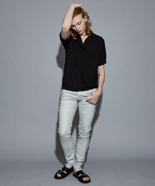 5351POUR LES HOMMES / 5351プール・オム ポロシャツ | 【定番人気】セーターマシーン スキッパー ポロシャツ | 詳細3