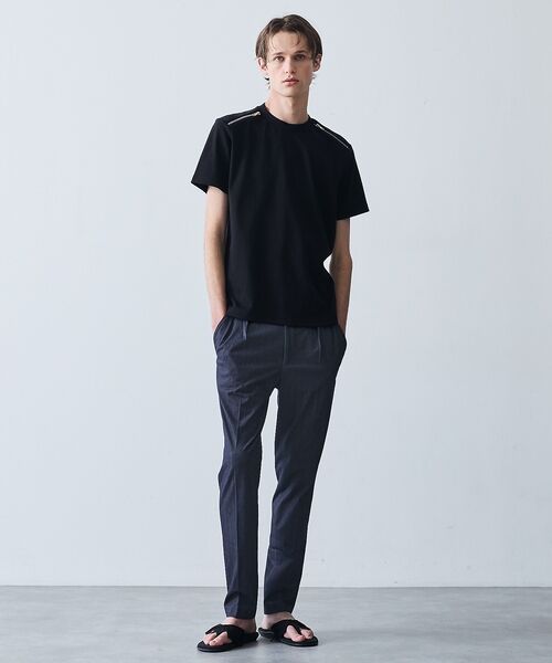 5351POUR LES HOMMES / 5351プール・オム スラックス・ドレスパンツ | 【デニムライク】シャンブレー スラックス パンツ | 詳細10