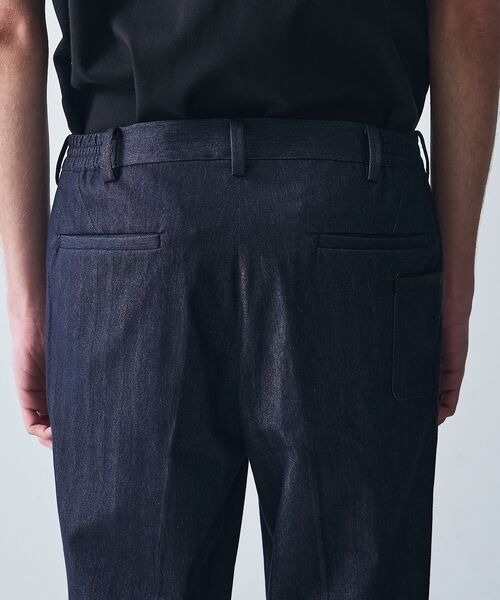 5351POUR LES HOMMES / 5351プール・オム スラックス・ドレスパンツ | 【デニムライク】シャンブレー スラックス パンツ | 詳細6