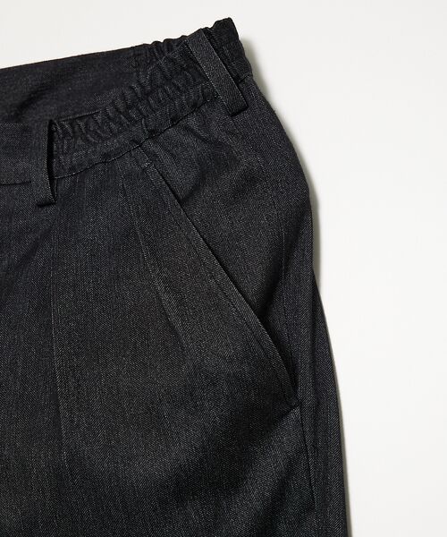 5351POUR LES HOMMES / 5351プール・オム スラックス・ドレスパンツ | 【デニムライク】シャンブレー スラックス パンツ | 詳細9
