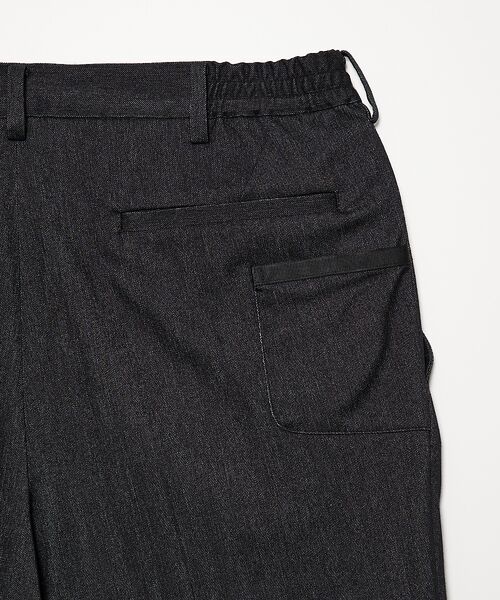 5351POUR LES HOMMES / 5351プール・オム スラックス・ドレスパンツ | 【デニムライク】シャンブレー スラックス パンツ | 詳細10
