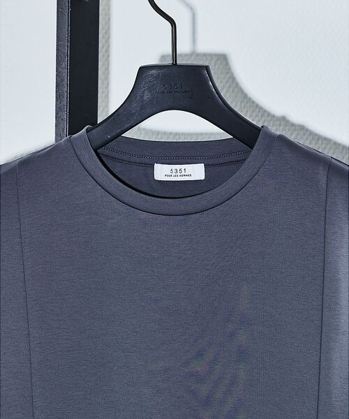 5351POUR LES HOMMES / 5351プール・オム Tシャツ | ハーフレイヤード 半袖 Tシャツ | 詳細5