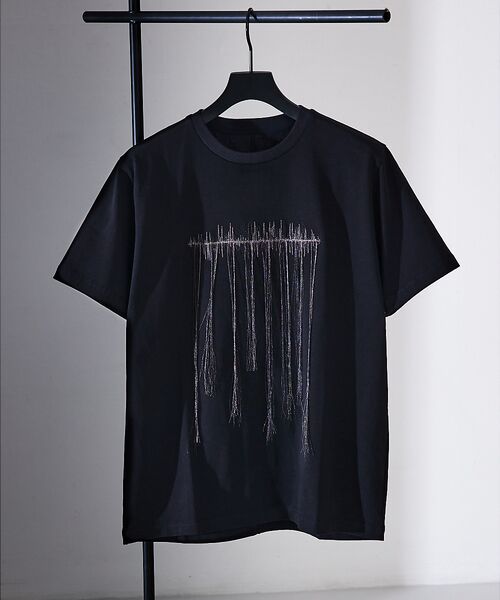 5351POUR LES HOMMES / 5351プール・オム Tシャツ | エンブロイダリー フリンジ 半袖Tシャツ | 詳細6