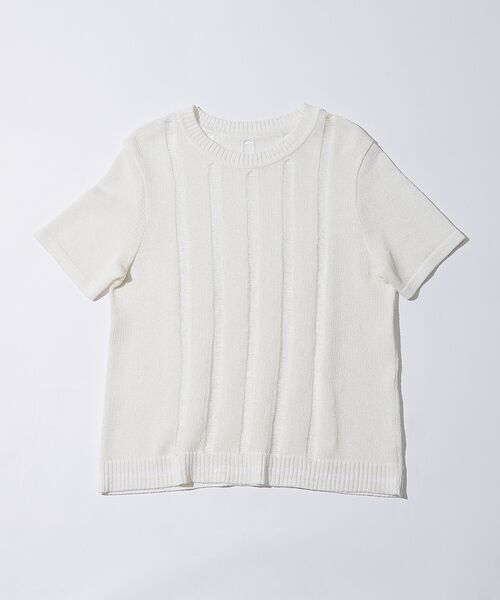 5351POUR LES HOMMES / 5351プール・オム ニット・セーター | 【25S/S】スレッド クルーネック 半袖ニット | 詳細7