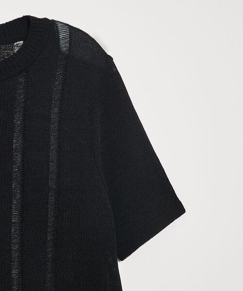 5351POUR LES HOMMES / 5351プール・オム ニット・セーター | 【25S/S】スレッド クルーネック 半袖ニット | 詳細11