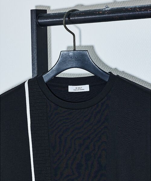 5351POUR LES HOMMES / 5351プール・オム Tシャツ | 【定番/人気】カラーブロック 半袖 Tシャツ | 詳細5