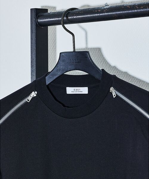 5351POUR LES HOMMES / 5351プール・オム Tシャツ | ジップ 半袖 Tシャツ | 詳細9