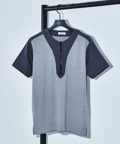 5351POUR LES HOMMES / 5351プール・オム Tシャツ | ミックスジャガード 半袖 Tシャツ