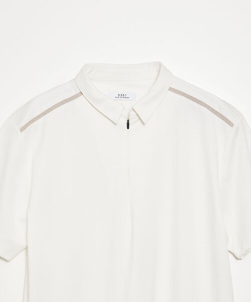 5351POUR LES HOMMES / 5351プール・オム ポロシャツ | スリットジップ ポロシャツ | 詳細2
