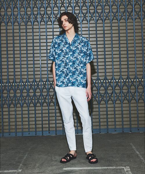 5351POUR LES HOMMES / 5351プール・オム パンツ | リーフジャガード スキニー ジョグパンツ | 詳細9