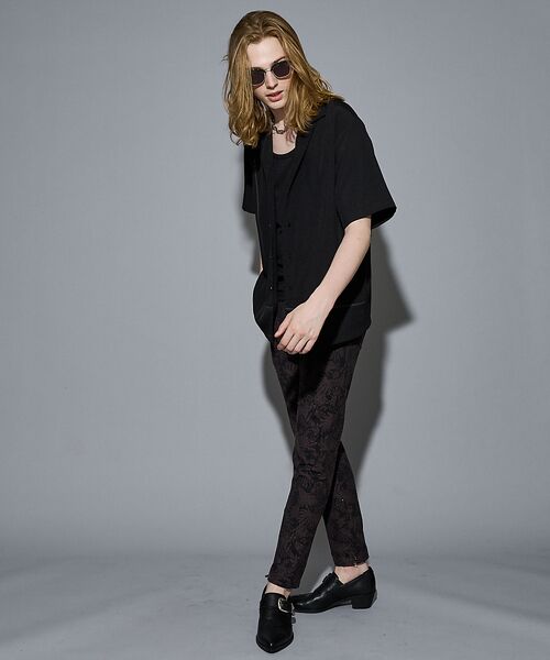 5351POUR LES HOMMES / 5351プール・オム パンツ | リーフジャガード スキニー ジョグパンツ | 詳細14