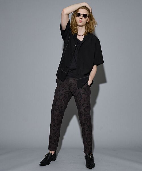 5351POUR LES HOMMES / 5351プール・オム パンツ | リーフジャガード スキニー ジョグパンツ | 詳細19