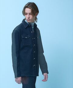 5351POUR LES HOMMES / 5351プール・オム シャツ・ブラウス | 【セットアップ対応 / ストレッチ】ウエスタン デニムシャツ