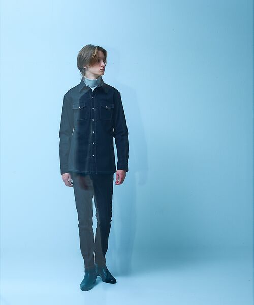 5351POUR LES HOMMES / 5351プール・オム シャツ・ブラウス | 【セットアップ対応 / ストレッチ】ウエスタン デニムシャツ | 詳細2