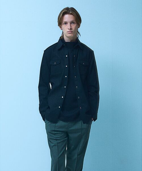 5351POUR LES HOMMES / 5351プール・オム シャツ・ブラウス | 【セットアップ対応 / ストレッチ】ウエスタン デニムシャツ | 詳細18