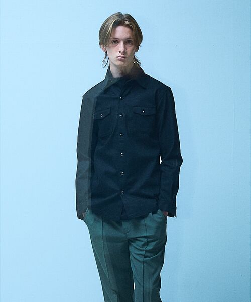 5351POUR LES HOMMES / 5351プール・オム シャツ・ブラウス | 【セットアップ対応 / ストレッチ】ウエスタン デニムシャツ | 詳細19