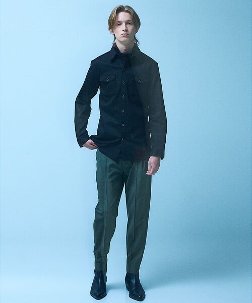 5351POUR LES HOMMES / 5351プール・オム シャツ・ブラウス | 【セットアップ対応 / ストレッチ】ウエスタン デニムシャツ | 詳細20