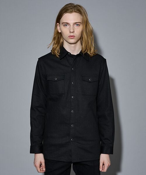 5351POUR LES HOMMES / 5351プール・オム シャツ・ブラウス | 【セットアップ対応 / ストレッチ】ウエスタン デニムシャツ | 詳細10
