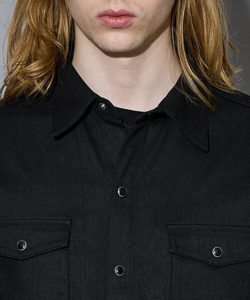 5351POUR LES HOMMES / 5351プール・オム シャツ・ブラウス | 【セットアップ対応 / ストレッチ】ウエスタン デニムシャツ | 詳細14