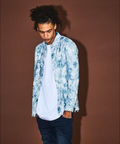 5351POUR LES HOMMES / 5351プール・オム シャツ・ブラウス | クラウドプリント ストレッチ ジャージー シャツ