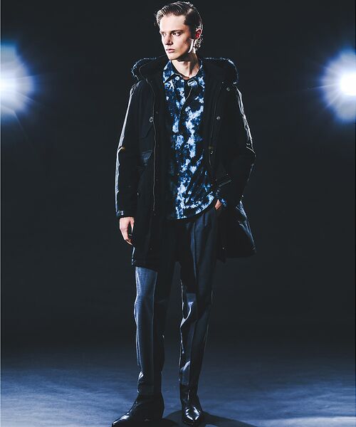 5351POUR LES HOMMES / 5351プール・オム シャツ・ブラウス | クラウドプリント ストレッチ ジャージー シャツ | 詳細17