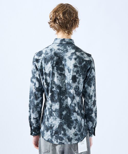5351POUR LES HOMMES / 5351プール・オム シャツ・ブラウス | クラウドプリント ストレッチ ジャージー シャツ | 詳細10