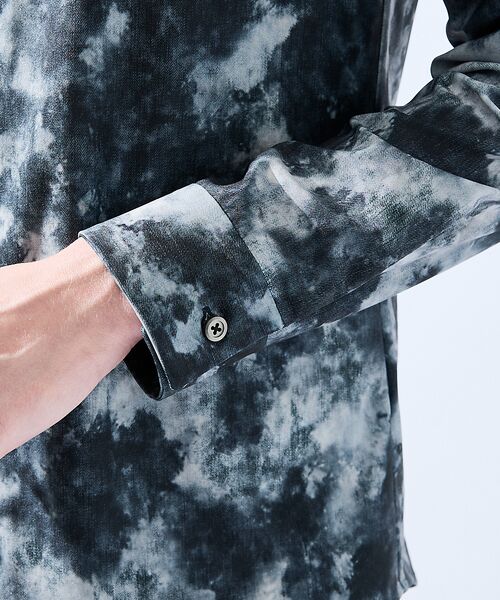 5351POUR LES HOMMES / 5351プール・オム シャツ・ブラウス | クラウドプリント ストレッチ ジャージー シャツ | 詳細12