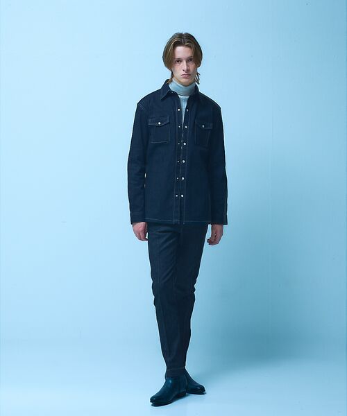 5351POUR LES HOMMES / 5351プール・オム デニムパンツ | 【セットアップ対応 / ストレッチ】テーパード スラックス デニム | 詳細2